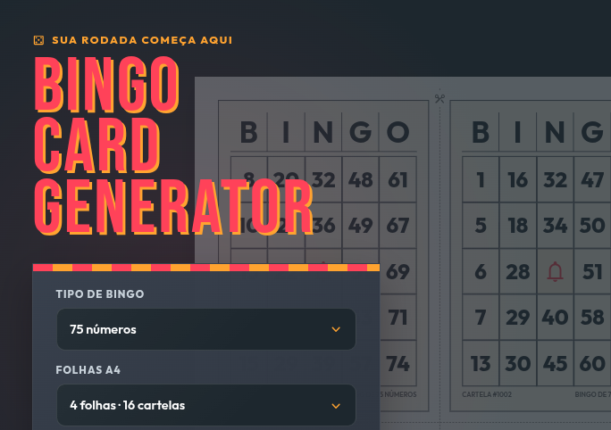 Bingo Card Generator